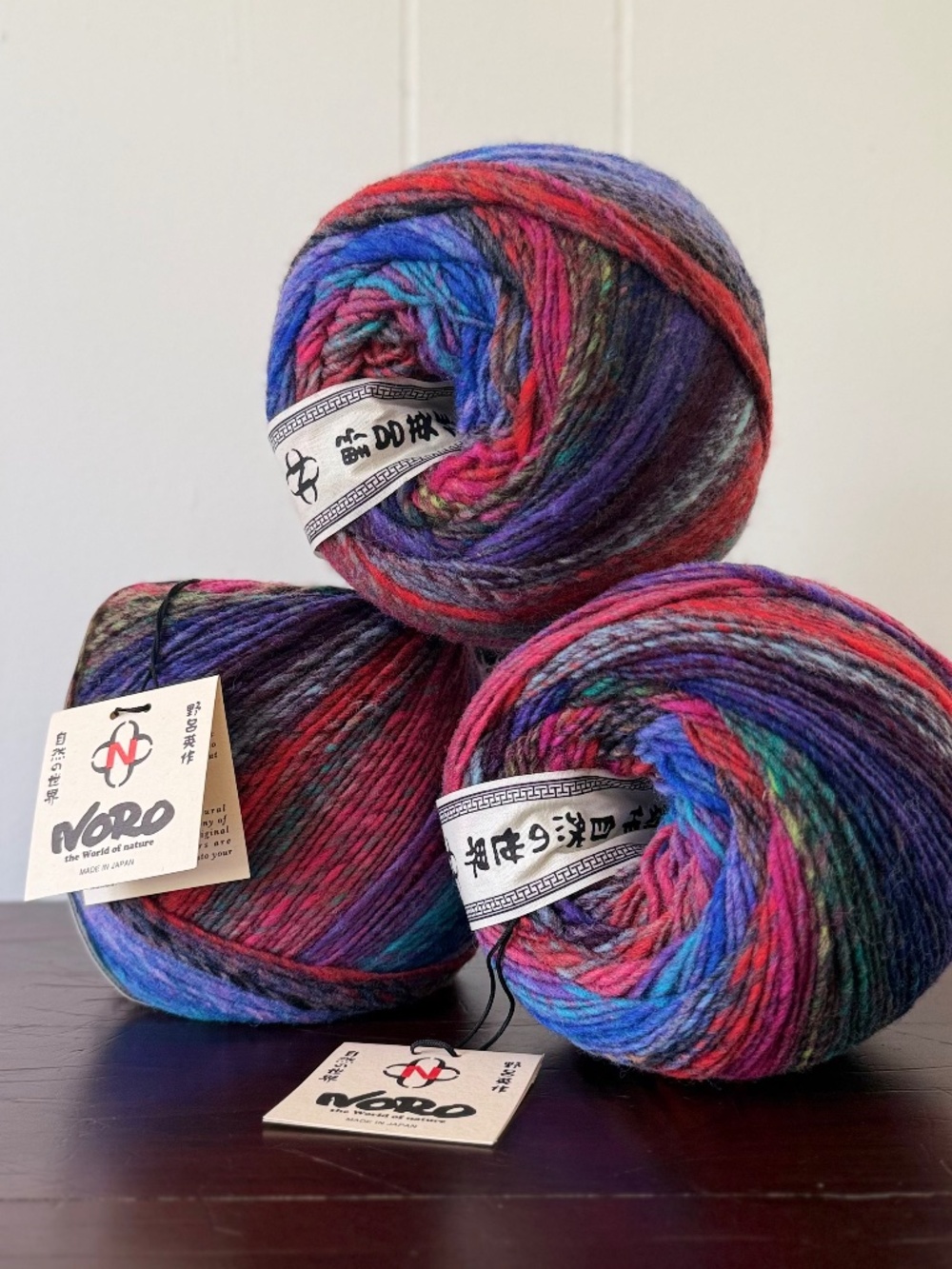 Noro Ito - #29 Hanamaki Lot A - 200g Jumbo Balls, Lot of 3 { Rare Colorway }